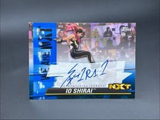 Io Shirai Autographed Card WWE NXT Topps /50