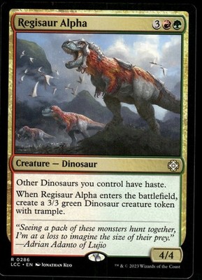 1x Regisaur Alpha - Commander: The Lost Caverns of Ixalan - NM - MTG