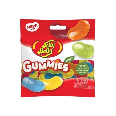 JELLY BELLY GUMMIES - VEGAN ~ (6) 3.5oz BAG ~ BEST PRICE