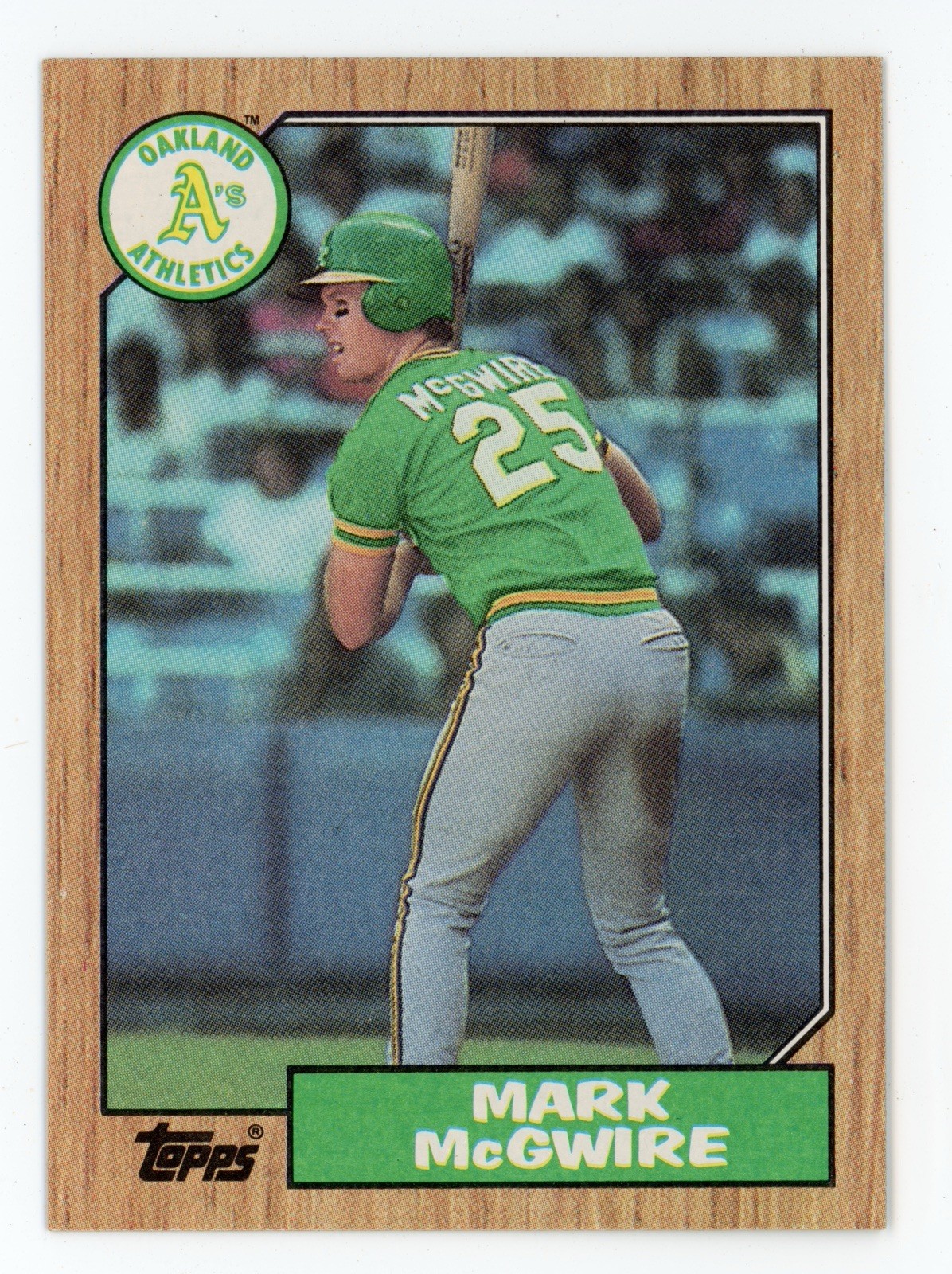 1987 Topps Mark McGwire #366 NM-MT RC