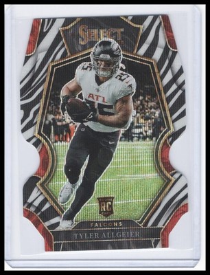 2022 Panini Select - Tyler Allgeier - Zebra Prizm Rookie
