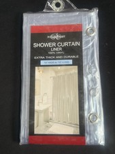 Extra Thick  Durable Royal Crest Shower Curtain Liner 70" Wide By 72" Long.