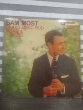 SAM MOST - PLAYS BIRD, BUD MONK & MILES - JAZZ LP RECORD BETHLEHEM Promo.