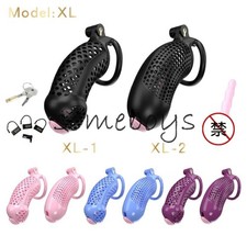 Large Big Chastity Cage XXL Size Male Lightweight Chastity Device Plastic Lock