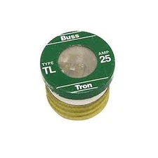 TL-25 - 25 Amp Time Delay- Edison Base Plug Fuse 125V Ul Listed (Pack of 1)