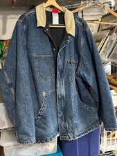 Dickies Workwear Jacket 2XL Denim Barn Chore Lined