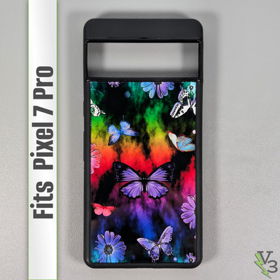 Case for Pixel 7 Pro - Butterfly Color Splash | Slim Hard Protective Cover