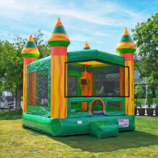 JumpOrange River Inflatable Bounce House for Kids with Blower, Party Boucner