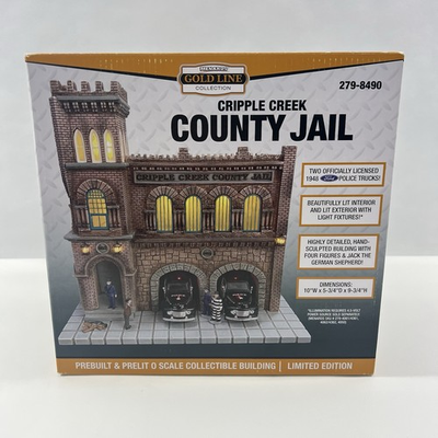 #ad #ad Menards Gold Line O Gauge Cripple Creek County Jail 279 8490 No Power Supply $99.95