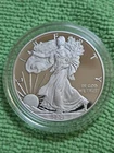 2021-W Proof American Silver Eagle Dollar Type 1 US Mint $1 with Capsule