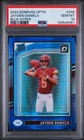2024 Panini Donruss Optic - Rated Rookie Jayden Daniels #248 Blue Hyper Prizm...