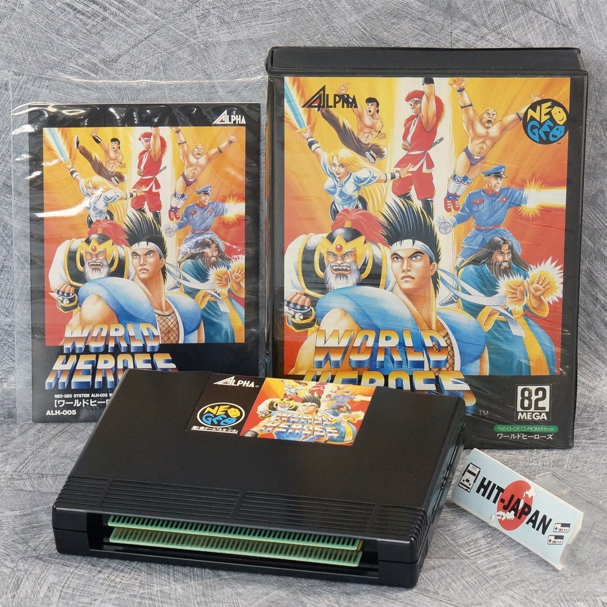 WORLD HEROES NEO GEO AES FREE SHIPPING SNK Ref 0133 | eBay