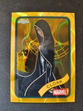 2025 Topps Chrome Marvel Cloak #62 Yellow Lava Refractor