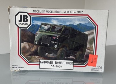 JB Models 1010 Land Rover 1 Tonne FC Truck GS Military Model Car Kit 1/72 Scale