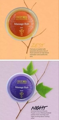 2x 50g!! Scented Creation SPA Massage Rub. UK Seller Fast Shipping!!