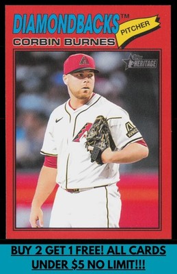 2026 Topps Heritage #238 Corbin Burnes Red