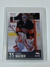 Ludovic Waeber G #35 Charlotte Checkers Hockey Card 2023 2024 Season AHL Edition