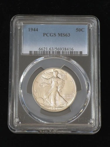 1944 Walking Liberty Silver Half Dollar PCGS Graded MS63 #56938416
