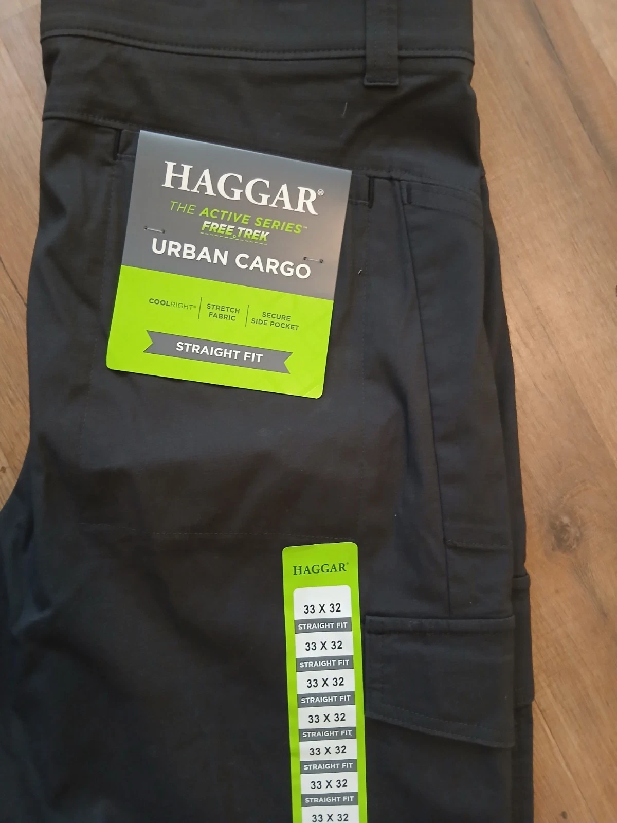 Haggar Pants Mens 32x32 Black Active Free Trek Urban Cargo Utility NWT
Opens in a new window or tab