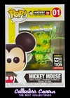 Brett Iwan Signed Funko POP!  Mickey Mouse (Green & Yellow) Exhibition - JSA COA