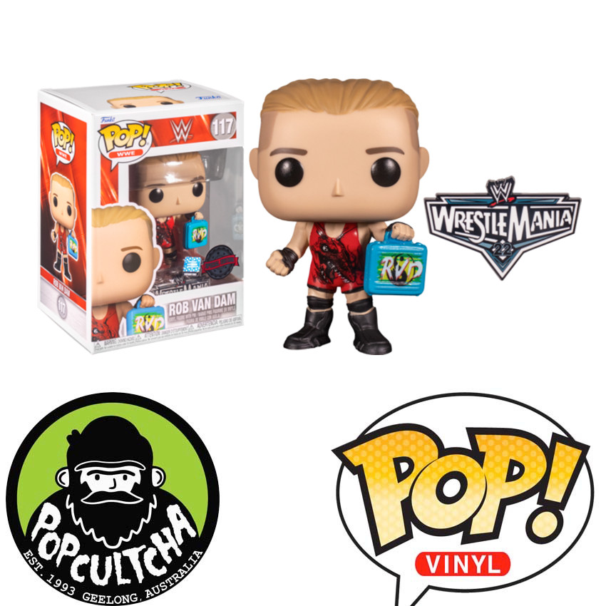 Wwe - Rob Van Dam With Money In The Bank Briefcase Pop! Vinyl With Enamel Pin