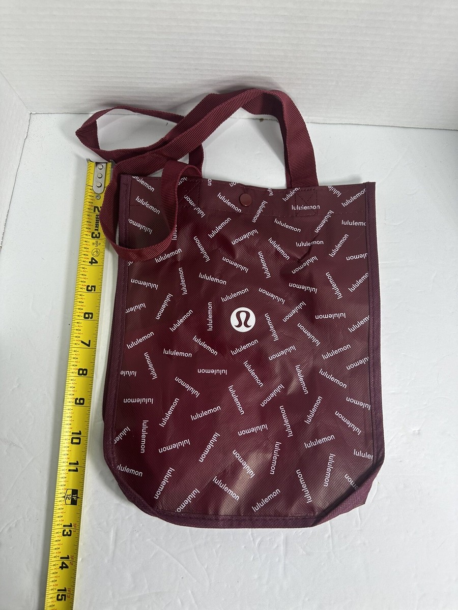 lululemon small yoga bag Reusable Tote Gym (This is Yoga, Red) : Sports & Outdoors Buckle the bridge straps to draw in the top of the bag Lululemon Small Reusable Store Yoga