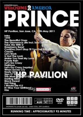 PRINCE / 2011 SAN JOSE 519 (1DVD) | eBay
