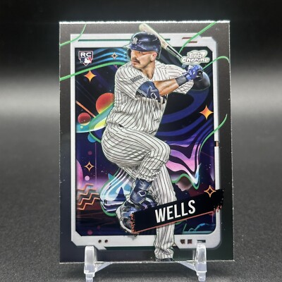 Austin Wells 2024 Topps Cosmic Chrome #88 Yankees Rookie RC 