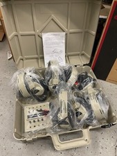 Califone 1218AV-PYC Listening Center With 8 2924AV-P Headphones And Travel Case