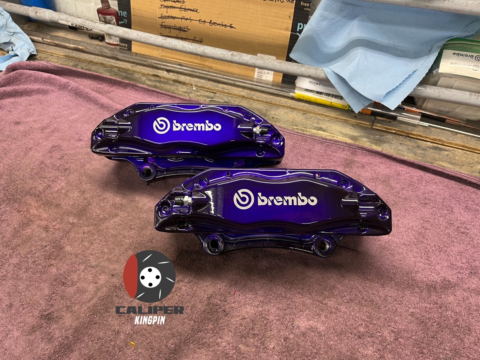 Acura TL Type S 20042008 Caliper Brakes Front Set Powder Coated Candy