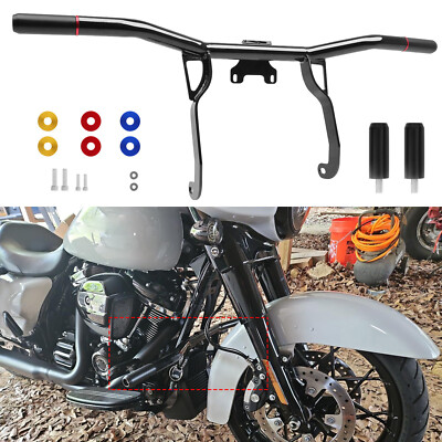 Highway Crash Bar Engine Guard For Harley Touring Road King Glide 2014 - 2023