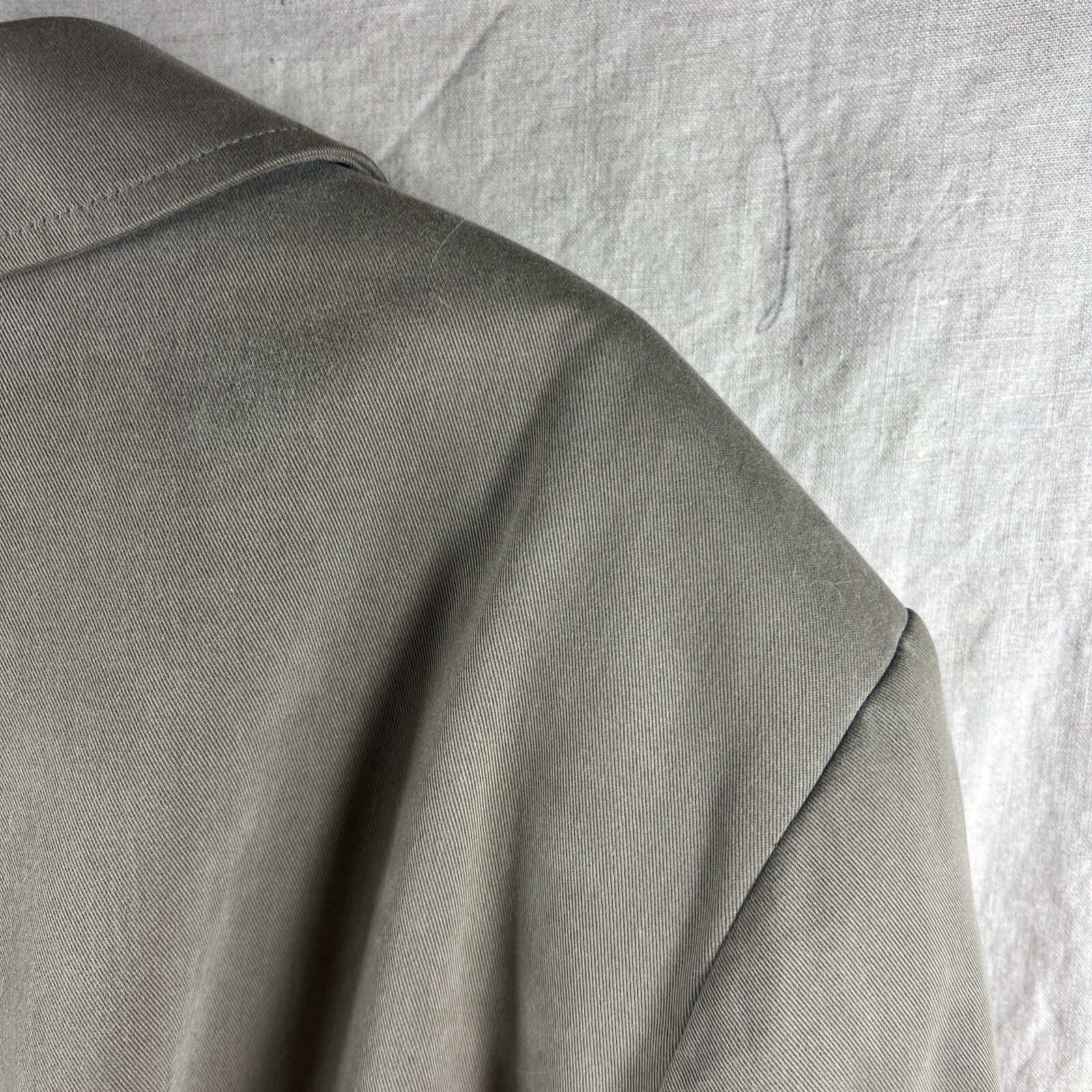 Calvin Klein Brown Full Button Collared Lined Lon… - image 24