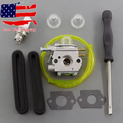 WS2200 Carburetor for Craftsman WS210 WC2200 WC210 25cc 27cc String Trimmer - Image 1 of 4