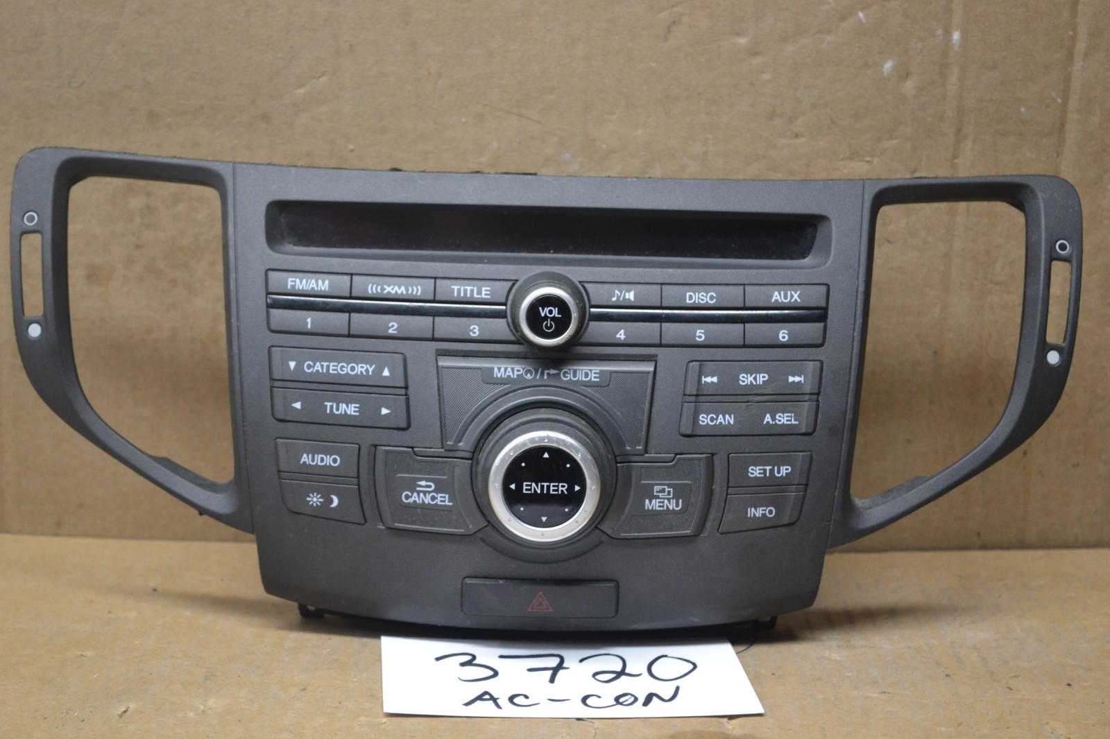 2009 2010 Acura TSX AC and Heater Control Used Stock #3720-AC 