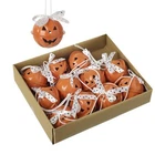 Heaven Sends Pumpkin Bells Hanging Halloween Decorations Set of 12 Ornaments