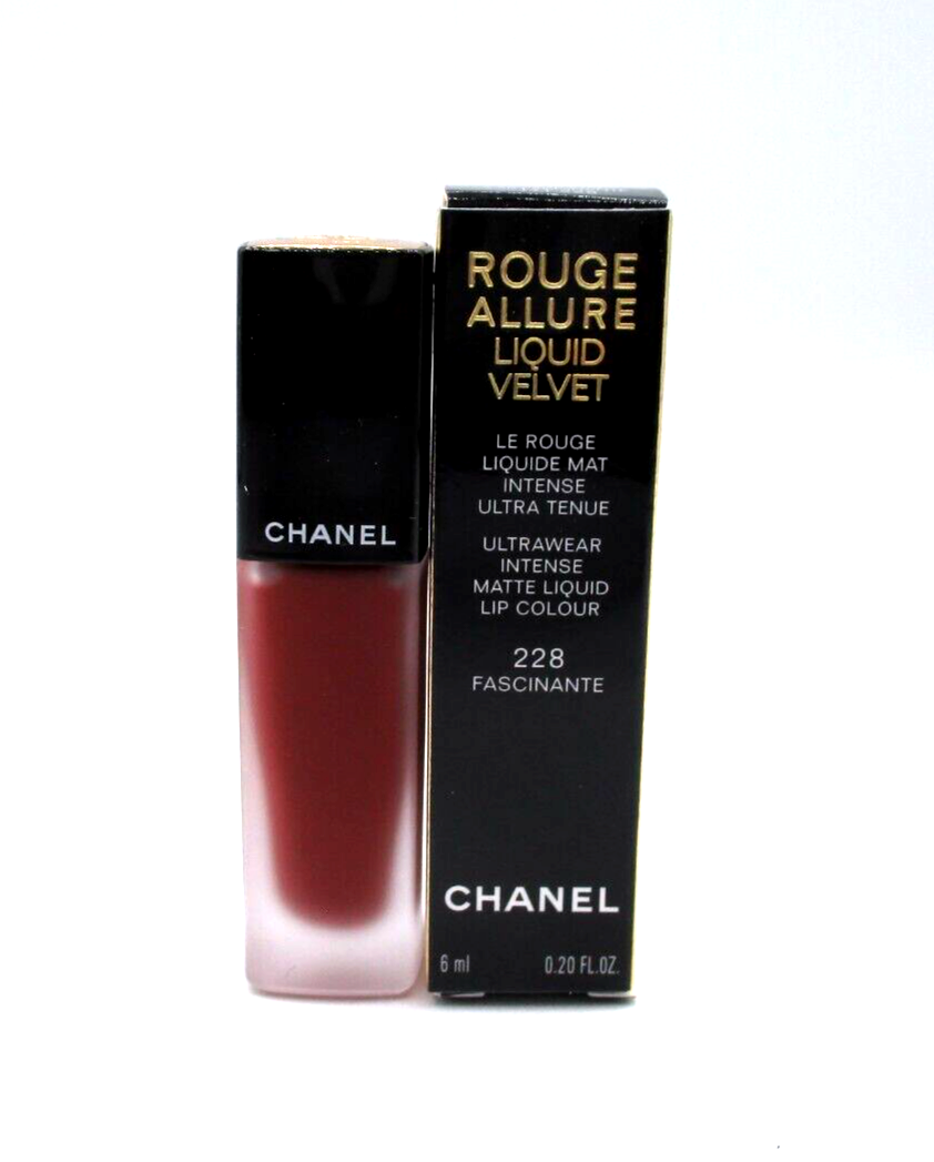 Chanel Ultrawear Intense Matte Liquid Lip Colour ~ 228 Fascinante
