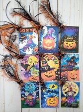 9 Halloween Handmade Gift Tags Scrapbooks Junk Journals Crafts Planners Parties