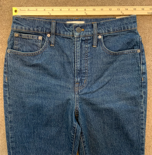 Jeans Madewell donna 28 perfetti vintage vita alta gamba dritta denim - Foto 4 di 10