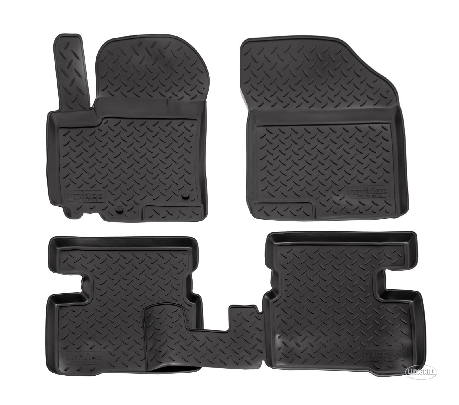Tapis de sol caoutchouc Suzuki Swift 2010-2017 anti boue nettoyage facile intérieur