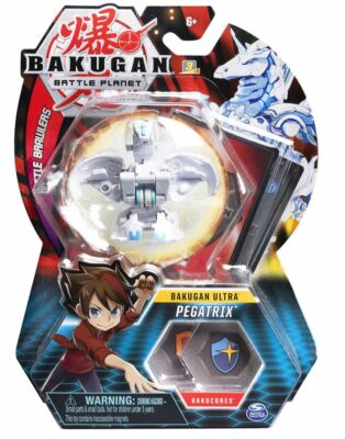 Pygatrix Monkey Bakugan Ultra, Pegatrix, 3-inch Tall Collectible Transforming Creature ...