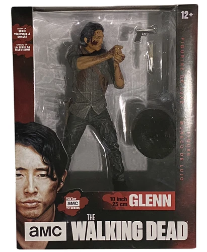 The Walking Dead 10" Glenn Rhee Deluxe Action Figure NEW! McFarlane Toy AMC Zomb
