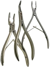 Lot of 3 Premium Grade Bone Ronguer Micro Friedman,Bluementhal and Micro Forcep