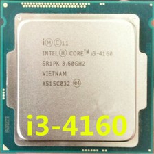 Intel Core i3-4160 CPU Dual Core 3M 3.6GHz LGA1150 SR1PK 54W Processor