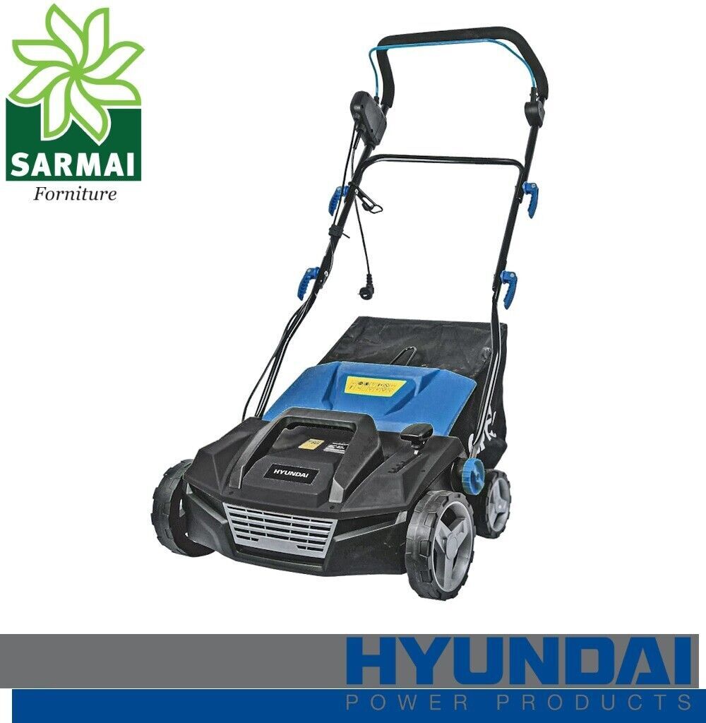 SPAZZATRICE ELETTRICA PER PRATO SINTETICO CON CESTO DI RACCOLTA 1800W HYUNDAI