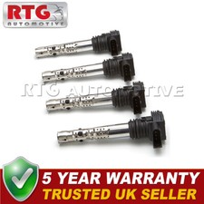 4x Pencil Ignition Coil Packs Fits VW Golf (Mk4) 1.8
