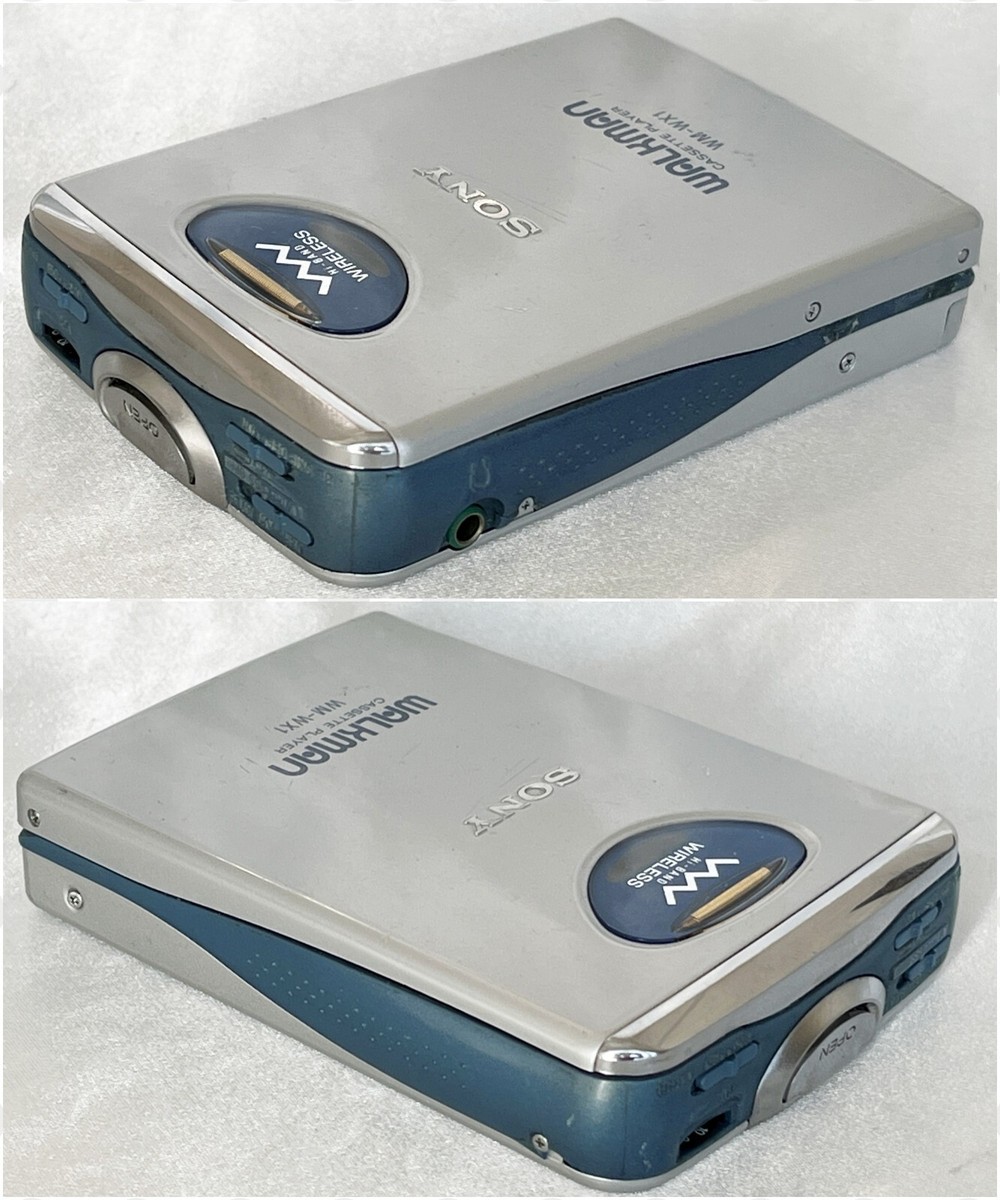 SONY WM-WX1 1995 Silver Walkman Vintage Cassette Player Made SONY WM-WX1 1995 Silver Walkman Vintage Cassette Player Made