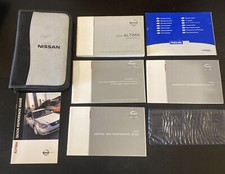 2003 NISSAN ALTIMA OWNERS OPERATORS GUIDE MANUAL w/ SUPPLEMENTS +STORAGE CASE