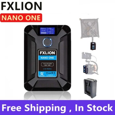 SONGING Batería FXLION Nano ONE-PRO De 50 Wh Con Montaje En V Y Bloqueo En V Con Cargador Inalambrico Integrado Tipo C D Tap Usb A Micro Usb Para