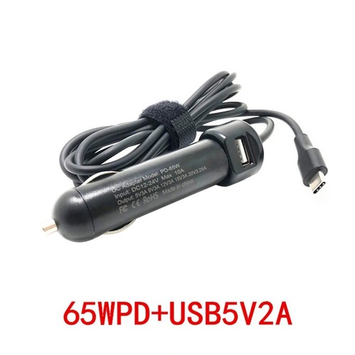 65W 45W Car Charger PD USB Charger Charging Dock Adapter Type C for Notebook - Afbeelding 6 van 7