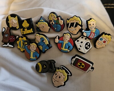 Fallout 4 - 76 Themed Croc Charms Mini Nuke - Vault Boy - Nuka